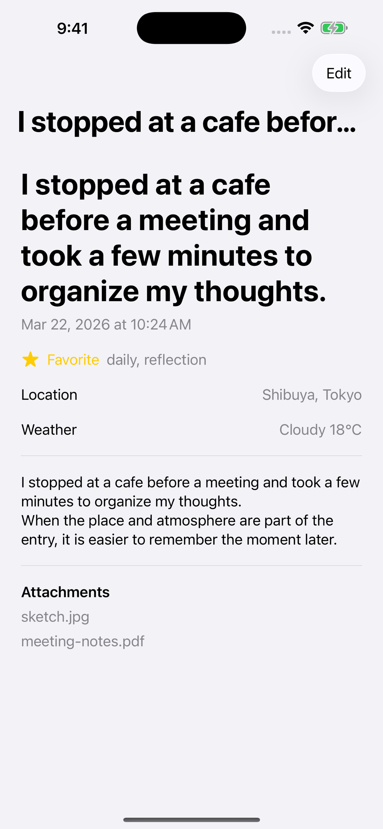 Ayumi iPhone — Entry Details