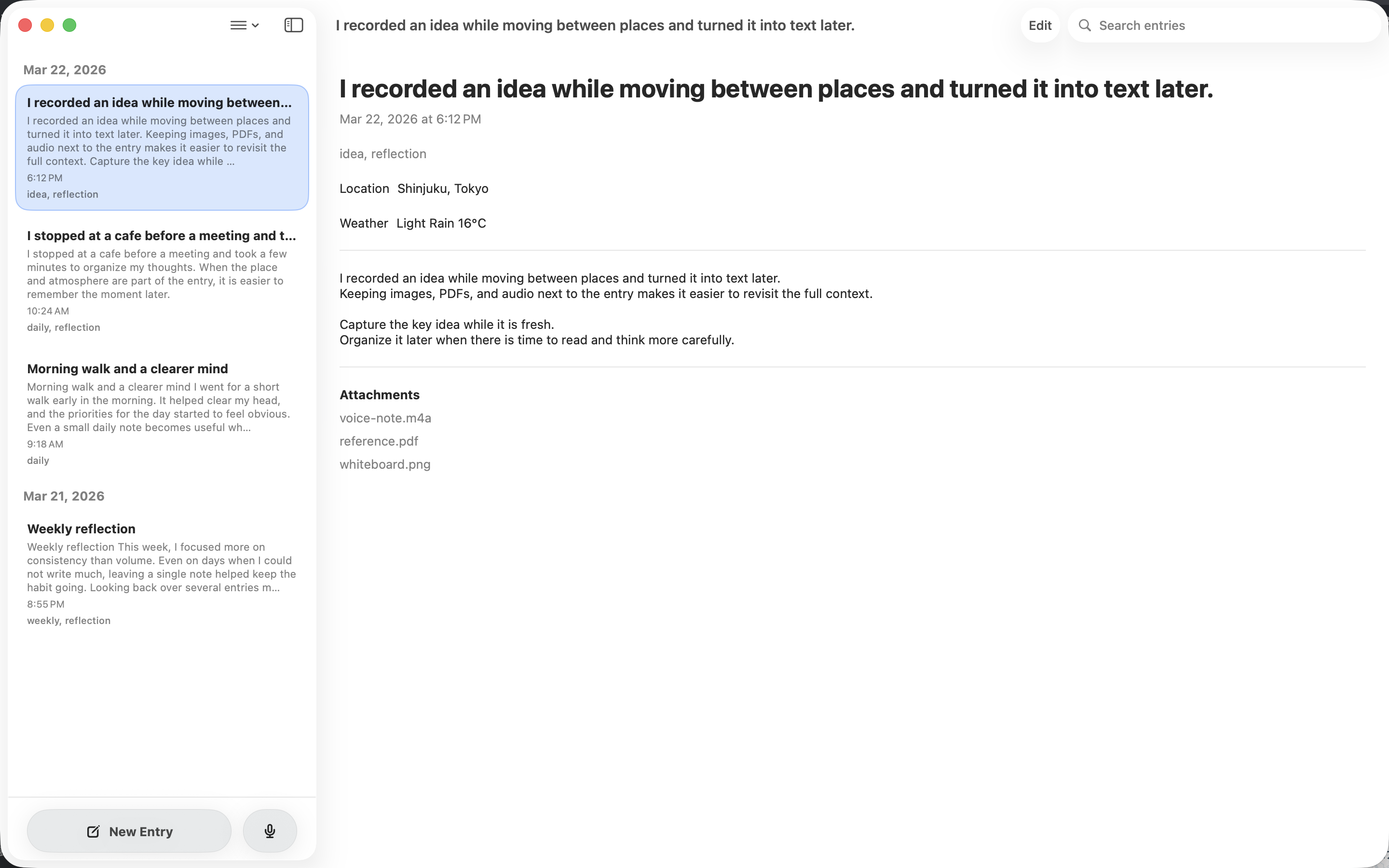 Ayumi macOS — Main Screen